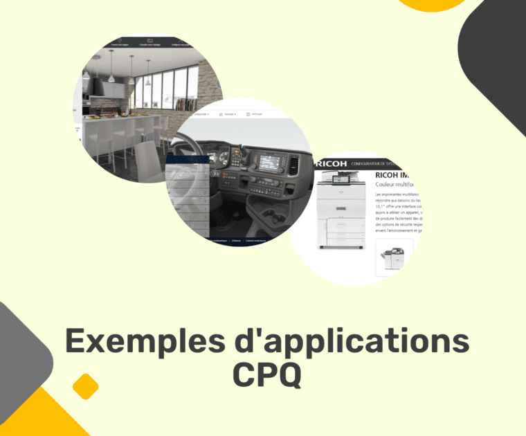 Exemples d'applications CPQ
