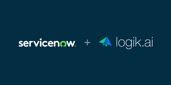 ServiceNow + logik.ai